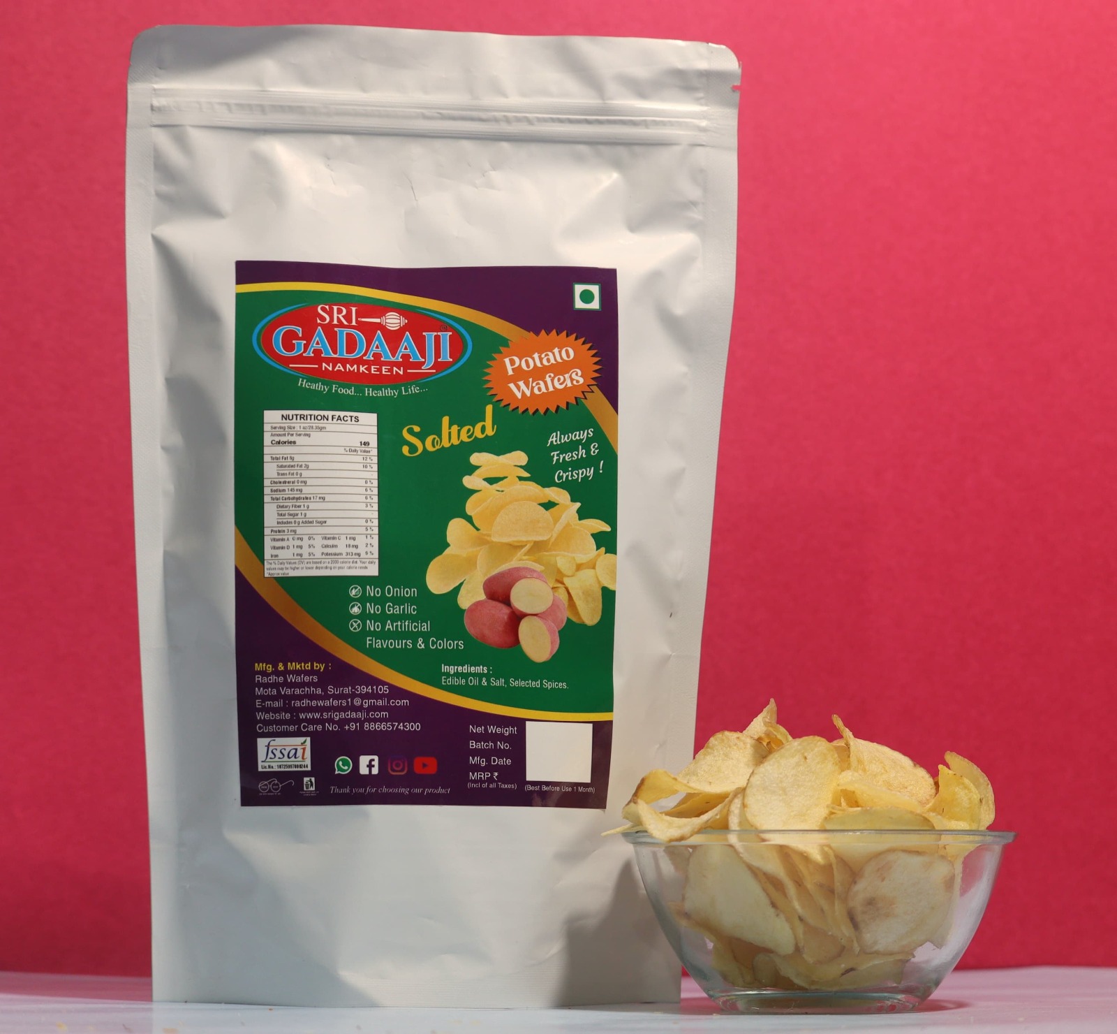 Potato Wafer  250gm